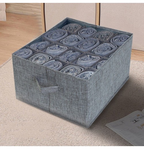 Multifunctional Cationic Underwear Storage Box Pants Sweater Towel T-Shirts Storage Drawer Box Wardrobe Organization