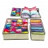 Foldable Bra Closet Divider Box Underwear Storage Drawer Organizers Manufacturer Fabric Storage Boxes & Bins Custom Wardrobe