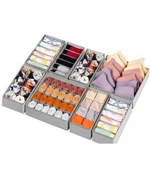 Premium Foldable Dresser Organizer with Storage Bins for Underwear and Bras