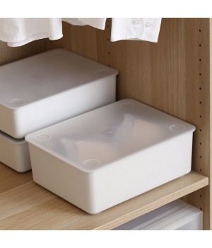 SHIMOYAMA Plastic Underwear Bra Sock Moistureproof Storage Box Closet Organizer Drawer Space Saver