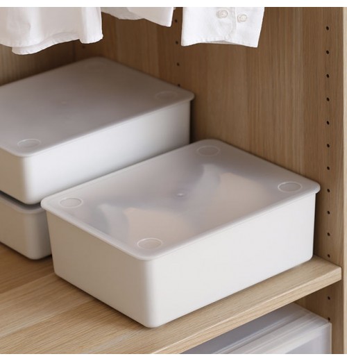 SHIMOYAMA Plastic Underwear Bra Sock Moistureproof Storage Box Closet Organizer Drawer Space Saver