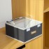 Large foldable storage box Household sealed rectangular storage box Modern simple clamshell storage box