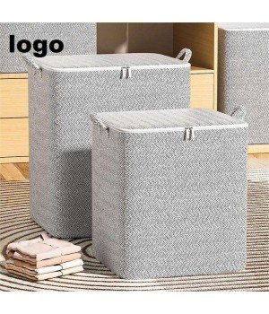 Clothes Quilt Toy Bedroom Moisture Proof Zipper Style Large Capacity Hot Sale Storage Box With Logo And Color