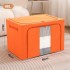 multipurpose folding storage box for clothes cloth steel frame folding fabric storage box