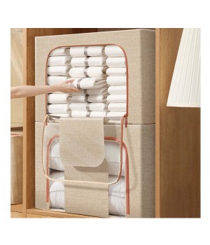 Waterproof fabric storage box for cloth cloths storage box folding oxford cloth steel frame storage box